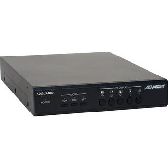 American Dynamics ADQUAD871 4-CHANNEL COLOR QUAD (PAL)