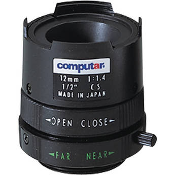 American Dynamics L1214CS 1/2" CS Mount 12mm F1.4 Manual Iris Lens