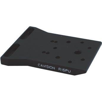 Cavision RSPU-U Rods System Plate for JVC HD100/110/200/250 Series Cameras (Slots Face Up)