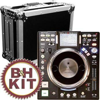 Denon DJ DN-HS5500 DJ Media Player Turntable and Flight Case Kit