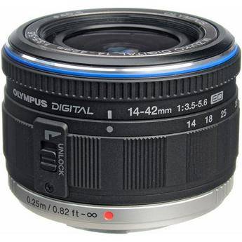 Olympus ZUIKO Digital ED 14-42mm f3.5 - 5.6 Micro 4/3 Zoom  (Black)