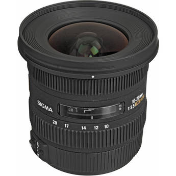 Sigma 10 - 20mm f/3.5 EX-DC HSM  Autofocus Zoom Lens  For Canon Cameras