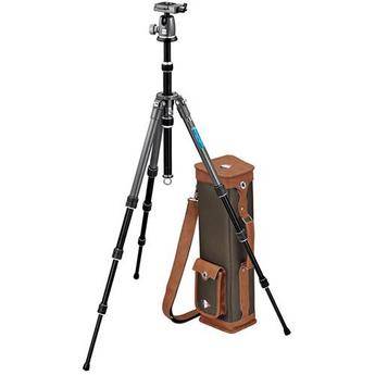 Gitzo GK1380VQR Vintage 4-Section Aluminum Tripod w/ Ballhead - Supports 8.8 lbs (4kg)