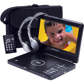 Audiovox D1998PK 9" 16:9 Portable DVD Player Kit