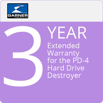 Garner 3 YEAR EXTENDED WAR. f/PD-4