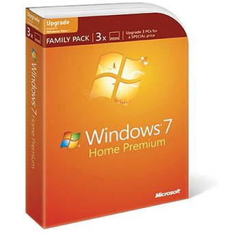 Microsoft Windows 7 Home Premium Family Pack 0.5-bit (Upgrade from