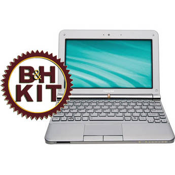 Toshiba [KIT] mini NB205-N311/W Netbook Computer with Targus Notebook Accessory Kit (Frost White)