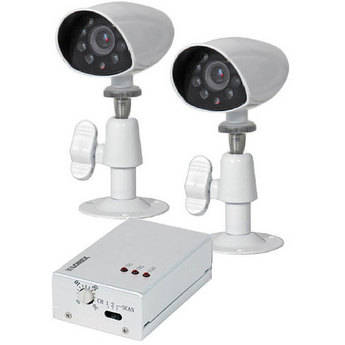 Lorex SHS-2S6183W Video Surveillance System w/2 Color Indoor/Outdoor Night Vision Cameras