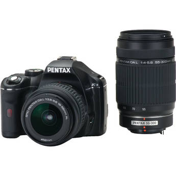 Pentax K-x 15801 Digital SLR Camera (Black)