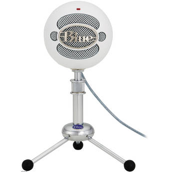 Blue Snowball USB Condenser Microphone with Accessory Pack (Gloss White)