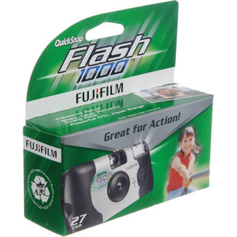 Fujifilm Quicksnap Flash 1000 Disposable (Single Use) 35mm Camera - 27 Exposures 