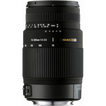 Sigma 70-300mm f/4-5.6 DG OS Telephoto Zoom for  Canon AF Digital SLR Cameras 