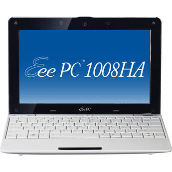 ASUS Eee PC 1008HA-PU17 Seashell Netbook Computer (Pearl White)