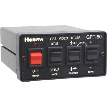 Horita GPT-50 - Titulador de V�deo GPS, Composto, 9 Pinos