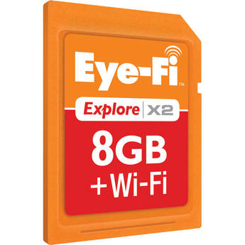 683271 Eye Fi EYE FI 8EX Explore X2 8GB Wireless SD Card   $85