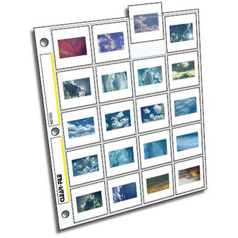 ClearFile Archival-Plus Slide Page, 35mm - 25 Pack