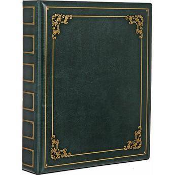 ClearFile Luxury Oversize Album - Holds up to 75 11.5x13.125" Pages - Green