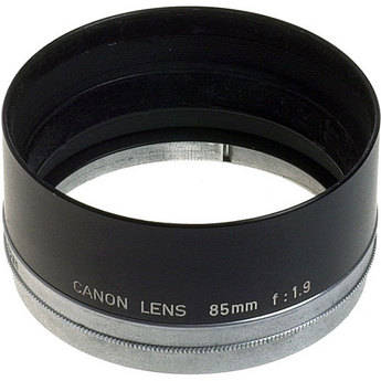 Canon Hood for 85mm f/1.9 Screwmount Lens (50mm, Black/Silver)