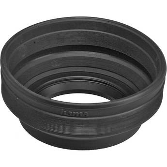Hama 77mm Screw-In Rubber Zoom Lens Hood for 24mm to 210mm Lenses