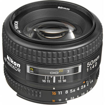 Nikon Lente Normal AF Nikkor 50mm f/1.4D Autofoco