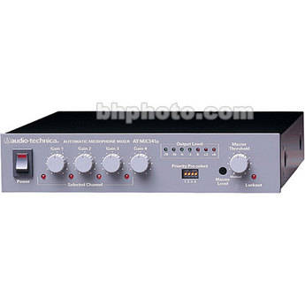 Audio-Technica AT-MX341a Smart Mixer 4-Channel Automatic Microphone Mixer