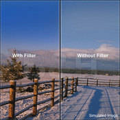 B+W 105mm Warm Circular Polarizer Skylight KR-1.5 Glass Filter
