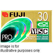 Fujifilm Pro TC-30 VHS-C Premium High Grade Video Cassette