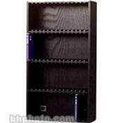 Datrax / Bryco CD-60 Wall Mounting Rack - Holds 60 CDs - Black Oak