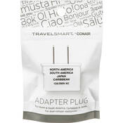 Franzus NW3C Adapter Plug - 2-Prong USA to 2-Prong Caribbean (Ungrounded)