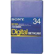 Sony BCT-D34L 34 Minute Large Digital Betacam Cassette