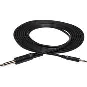 Hosa Technology Mini Male to 1/4" Male Cable - 3