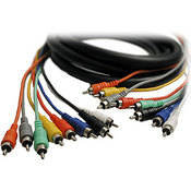 Hosa Technology CRA804 Eight Channel RCA to RCA Snake Cable - 13.1