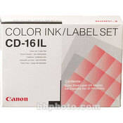 Canon CD-16IL Color Ink & Label Set (16 labels per sheet, 25 sheets)