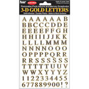 Pioneer Photo Albums 3D Gold Letters Stickers - #3DL-G