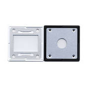 Gepe 14mm (2.3mm Thick) Center Circle Glass Slide Mounts - 5 Mounts