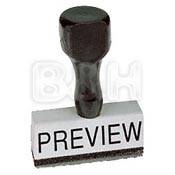 Rexton Rubber Stamp for "Preview"