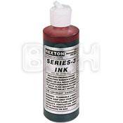 Rexton Series 3 Ink for Rubber Stamp Pad - Brilliant Red - 4 oz..