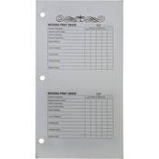 Winthrop-Atkins Order Forms for Proof Album Book - 5 x 5"
