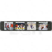 Marshall V-R44P Quad 4" LCD Monitor Unit Rack Mountable