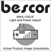 Bescor BWA-12XLR Light and Power Adjust - Waist Belt, XLR Connectivity