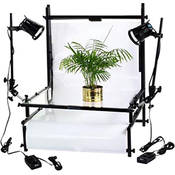 Smith-Victor TST - Digital Desktop Studio Kit - Includes: Shooting Table, Plexiglass, Lights, Arms, Clamps, Bulbs and Dimmers