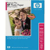 HP / Hewlett-Packard Premium Plus High-Gloss Photo Paper - 8.5x11" - 50 Sheets
