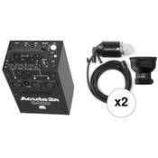 Profoto Acute 2R 2 Head 2400 W/S Pro Value Pack, Radio Slave (90-260V)