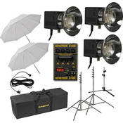 Novatron D1500 Convertible FC Pro 1500 W/S 3 Light Kit (120V)