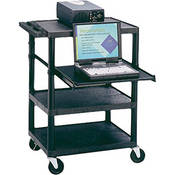 Apollo TPW35E Multimedia Projector Cart with Laptop Shelf