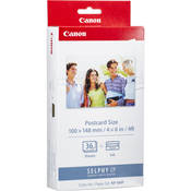 Canon KP-36IP Color Ink & Paper Set (4x6" paper, 36 sheets)
