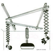 Delta Scissor Light Mover System for 3 Lights