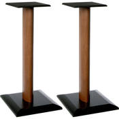 Sanus 24" Black Laquered Speaker Stand - Pair - Cherry