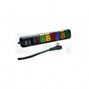 Monster-Power AV600 Power Strip and Surge Protector - 6 Outlets