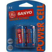 General Brand GE Sanyo "C" 1.5V Alkaline Batteries - 2-Pack